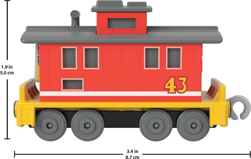 Thomas & Friends Diecast Toy Train Brake Car Bruno Push-Along Vehicle for Preschool Pretend Play Kids Ages 3+ Years - Image 2