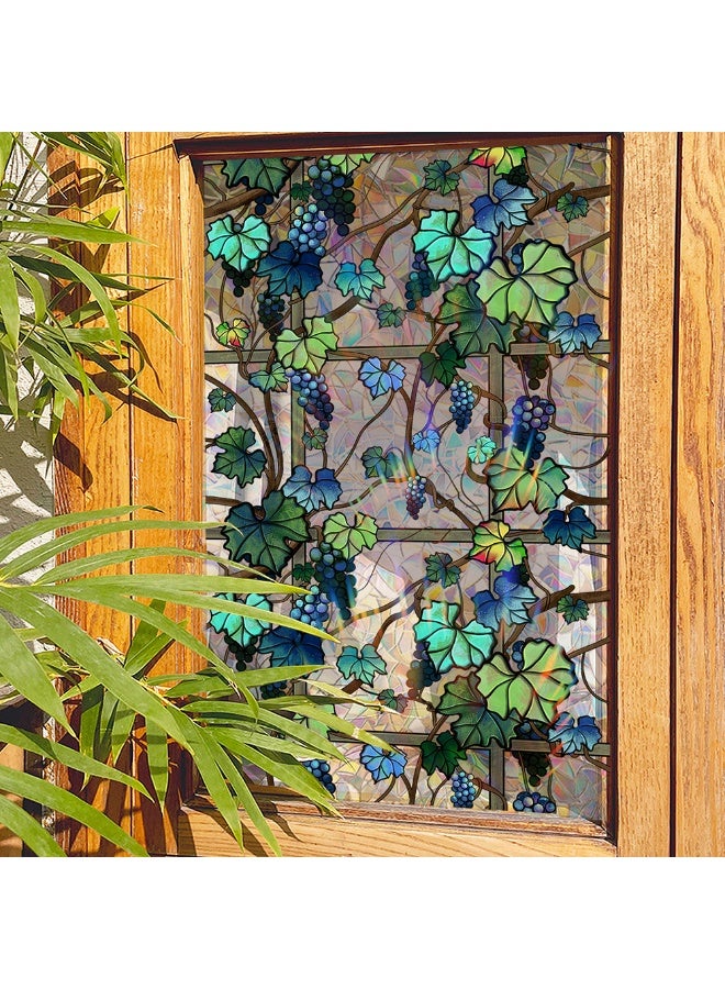 1pcs Non-Adhesive Window Privacy Film, Creative Pattern Static Cling Stickers, Decorative Window Clings，Suitable For Bathrooms And Rooms - Image 4