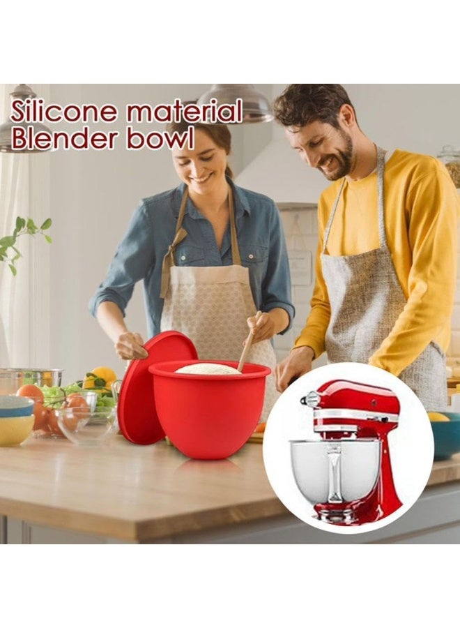 NANAO Kitchen Silicone Bowl Insert Aid, Silicone Liners for Kitchen Mixer Aid, Mixaid Silicones Liners for Kitchen Tilt-Head 5 Qt Mixers, for Baking Cooking, No More Replacement Mixer Bowls Needed (3pcs) - Image 3