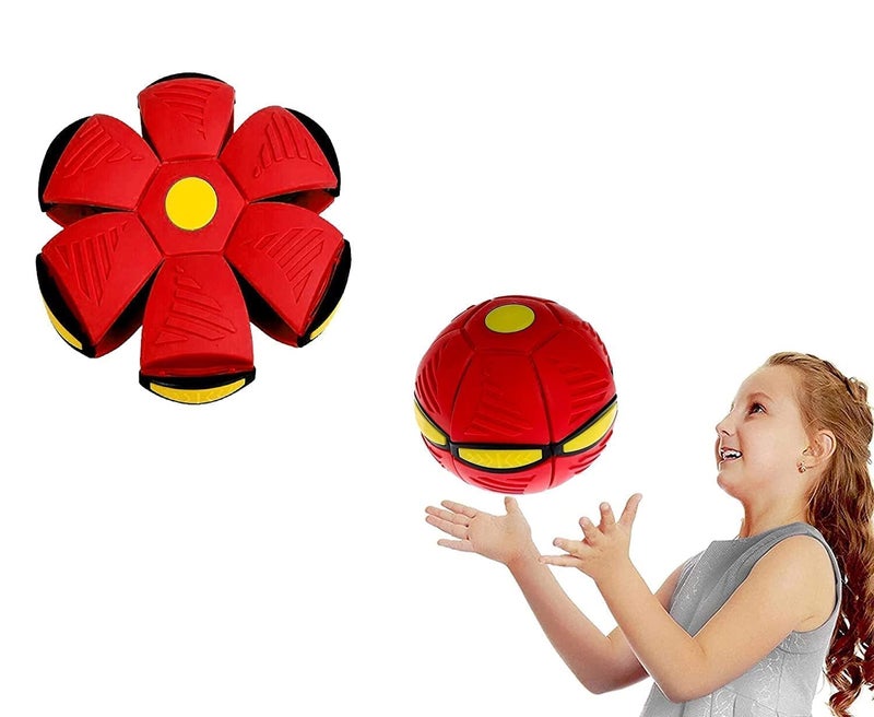 Samip Flying Ball Toy, Flying Orb Ball, UFO Ball for Kids, Flying Saucer Ball, Interactive Play for Fun, Deformed Flying Ball Toy, Air Hover Football for Kids, Magic Football Shock Proof (Multicolor) - Image 4