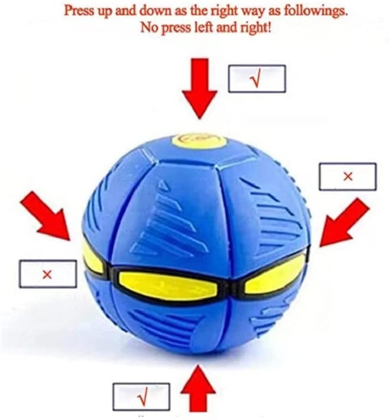 Samip Flying Ball Toy, Flying Orb Ball, UFO Ball for Kids, Flying Saucer Ball, Interactive Play for Fun, Deformed Flying Ball Toy, Air Hover Football for Kids, Magic Football Shock Proof (Multicolor) - Image 3