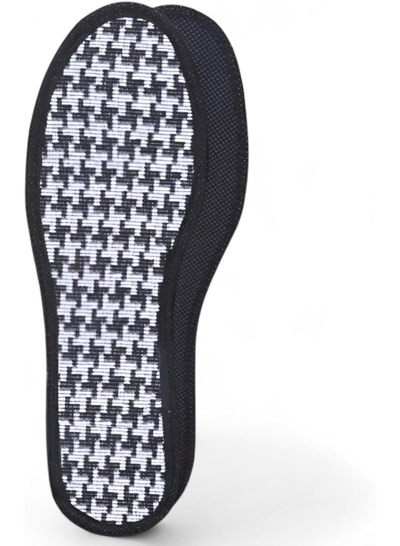 Plan A Bamboo Charcoal Deodorant Insoles – Respiratory Antibacterial Sole to Absorb Sweat & Reduce Odors – Lightweight Cushioned Foot Comfort – Suitable for Men & Women & All Types of Shoes & Seasons (40) - Image 1