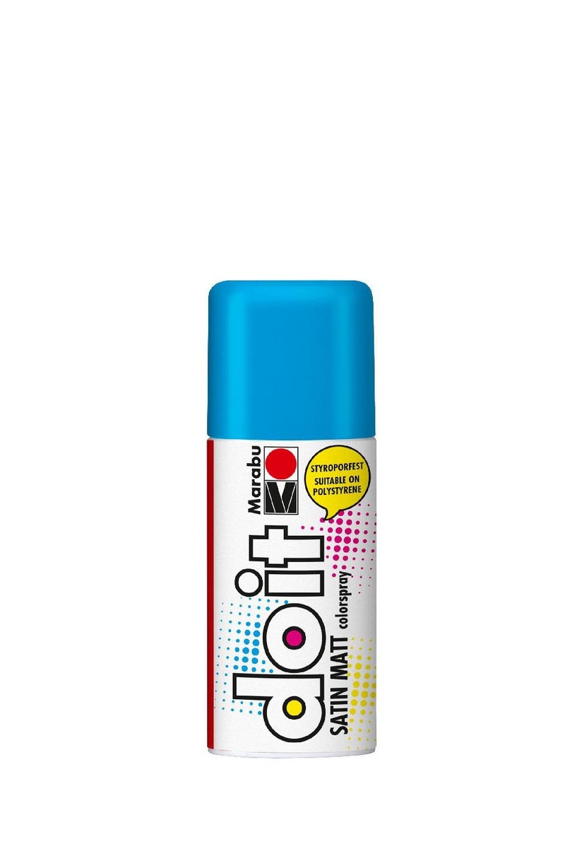 Marabu Do-it Satin Matt Weatherproof Spray Paint Azure Blue150.00 ml