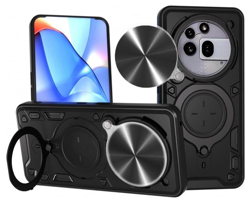 QIRG Compatible with Nothing Phone 3a pro Case.with Slide Camera Lens Cover Compatible with Nothing Phone 3a pro Case - Image 1