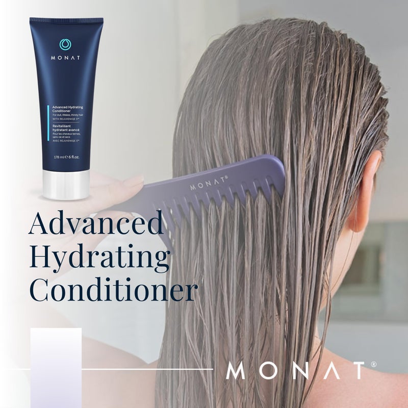 MONAT Advanced Hydrating Conditioner - Lightweight, Hyaluronic Acid-Infused Moisturizer for Fine to Medium Hair, Color-Safe, 178ml (6 fl. oz.) - Image 2