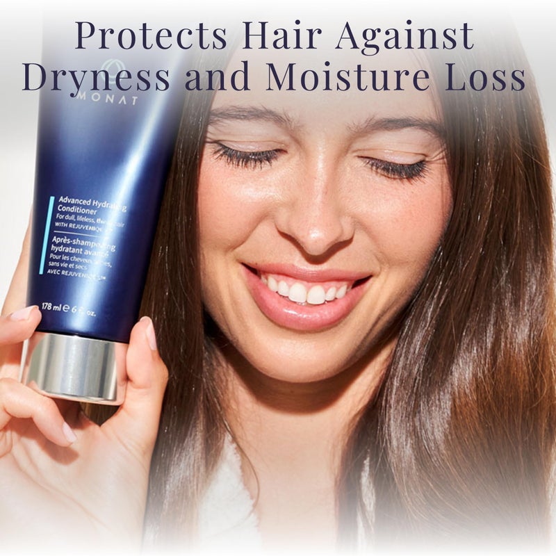 MONAT Advanced Hydrating Conditioner - Lightweight, Hyaluronic Acid-Infused Moisturizer for Fine to Medium Hair, Color-Safe, 178ml (6 fl. oz.) - Image 3