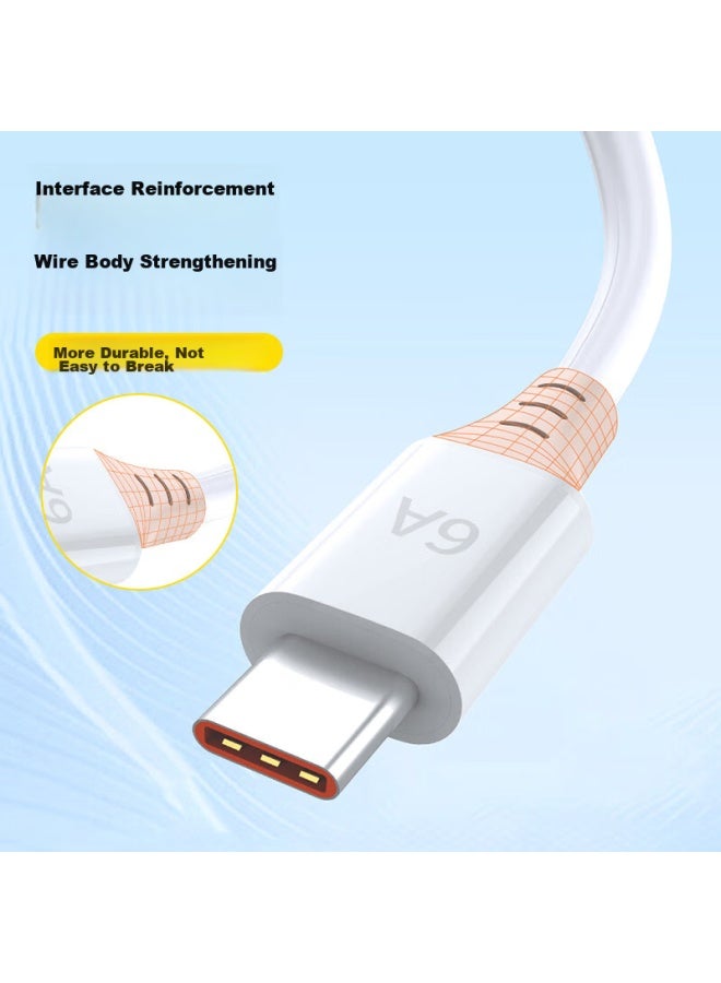 Stiger Type-c Data Cable Charging Cable 88w 66w 6a Fast Charger Compatible With Huawei Xiaomi Phones, Supports Mate60/50pro - Image 4