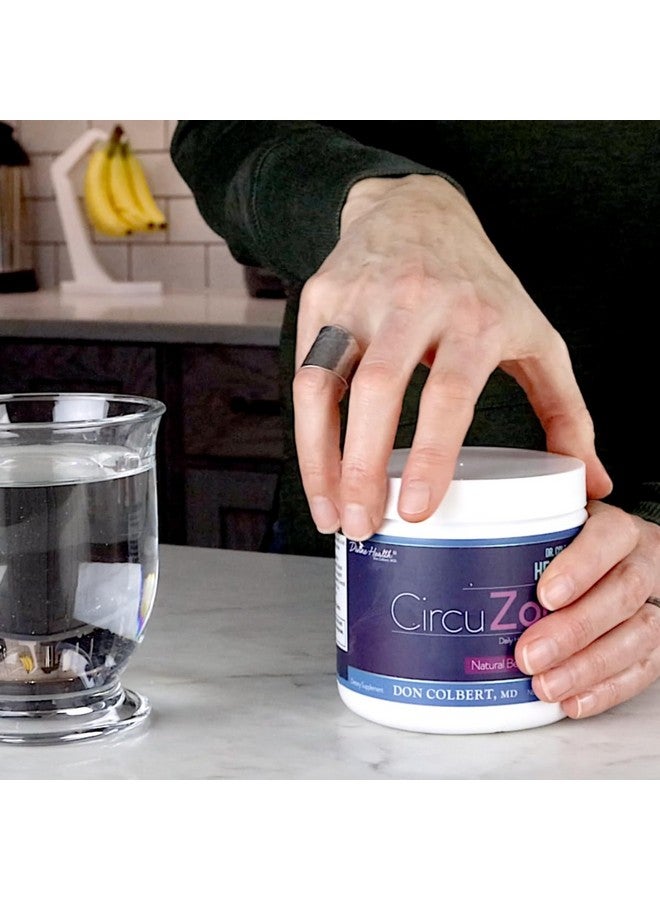 Divine Health Dr. Colbert MD CircuZone Powder | Berry Limeade Flavor | Nitric Oxide | Beet Root | Citrulline | Grape Seed | Pomegranate | 10.58 oz - Image 3