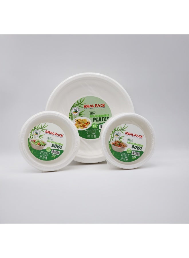 IDEAL PACK Eid Al Adha Premium Disposable Tableware Kit – Complete 50+ Piece Set with Plates, Bowls, Cups, Aluminum Trays, Cutlery, Tissues, Trash Bags - Image 3