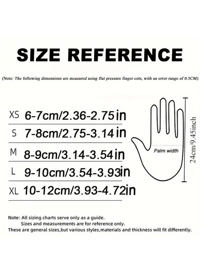 60 Pcs M Size White Nitrile Gloves Disposable for Cleaning Kitchen Salon Nail Art - Image 4