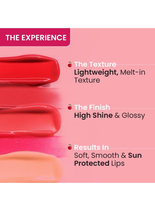 DOT & KEY Women's Cherry Lip Balm SPF 50 (12gm) | Moisturization |For Smooth and Brightens Lips | Shea Butter with Vitamin E|Tinted Lip Balm for Glossy, Buttery Soft Lips|with Vitamin C for Dark Lips - Image 4