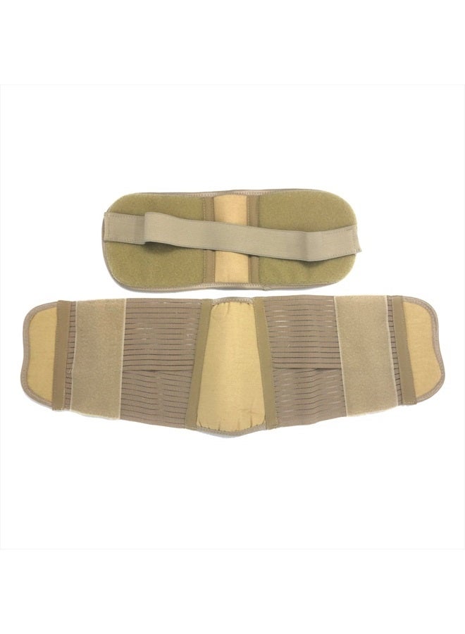 OTC Maternity Support, Abdominal Uplift Panel, Lower Back Cradle, Elastic, Beige, Small - Image 3