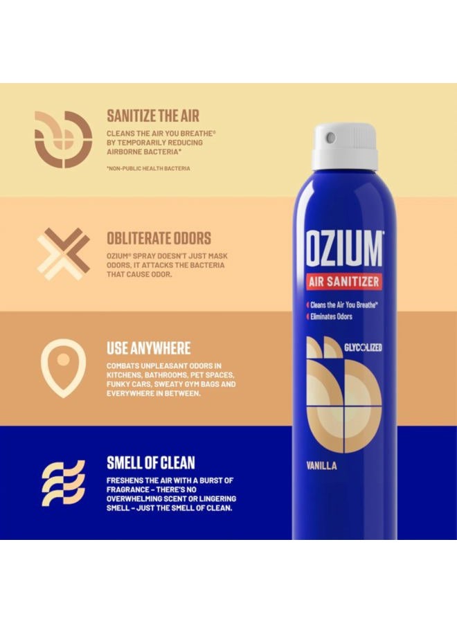 Ozium Spray 0.8 Oz Ozium Air Sanitizer and Disinfectant Spray (Vanilla) USA - Image 3