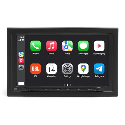 JBL Legend 700 2-DIN 7" Touchscreen Car Stereo with Wireless Apple CarPlay & Android Auto, Bluetooth, 4x50W Output, 16-Band EQ, Subwoofer Control, DAB/DAB+ Radio, and 6 Preamp Outputs - Image 1