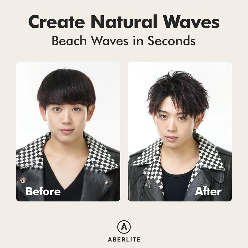 Aberlite Grit+Grace Sea Salt Spray for Men & Women Beach Look - Hair Texture Styling Product for Beach Waves - Curly & Wavy Hair Texture Spray (8.11 FL OZ) - Image 2