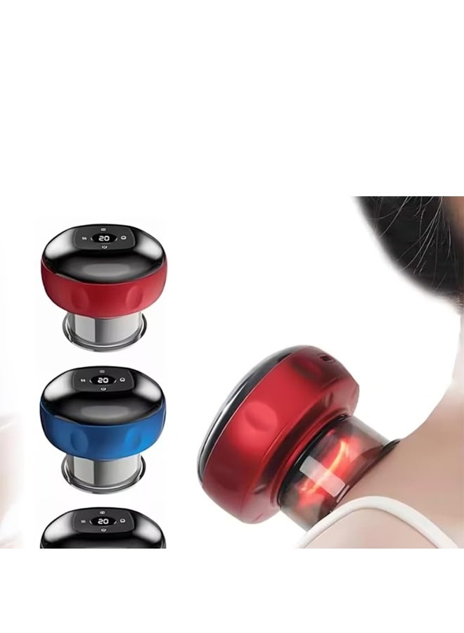 Relax Smart Body Scraping Massage Smart Electric Vacuum Cupping Heating Suction Cup Device Back Neck Arm - Image 5