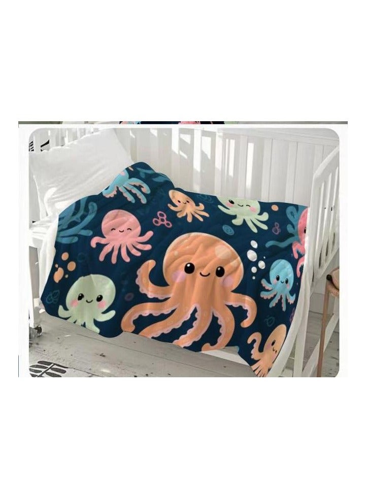 general Flannel thin blanket (warm and comfortable, suitable for sleep, gaming, dust removal and sandproof) 150cm*200cm - 665 - Image 3