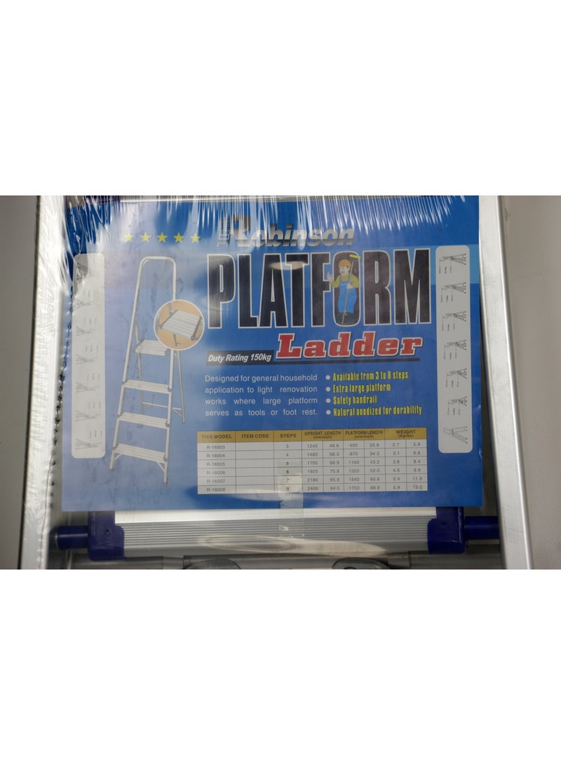 NAMSON نامسون ألو..لادر 4 خطوات PCS93525 R-16004 33047 – متين ومستقر | سلم قابل للطي خفيف الوزن | آمن للاستخدام في المنزل والمكتب - Image 3