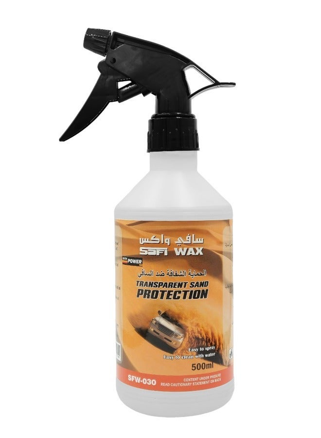 SAFI WAX SFW-030 Transparent Sand Protection Spray 500ml, Automotive Paint Surface Protective Coating, Easy Spray Application for Car Body, Exterior Care, Dust and Sand Protection Shield - Image 4