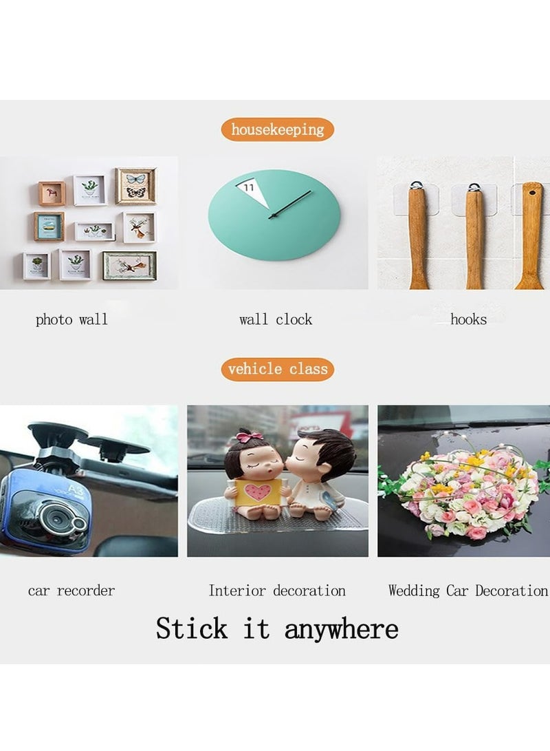 100 Pcs Double Sided Tape Heavy Duty Strong Adhesive Waterproof Double Sided Mounting Tape - Image 3