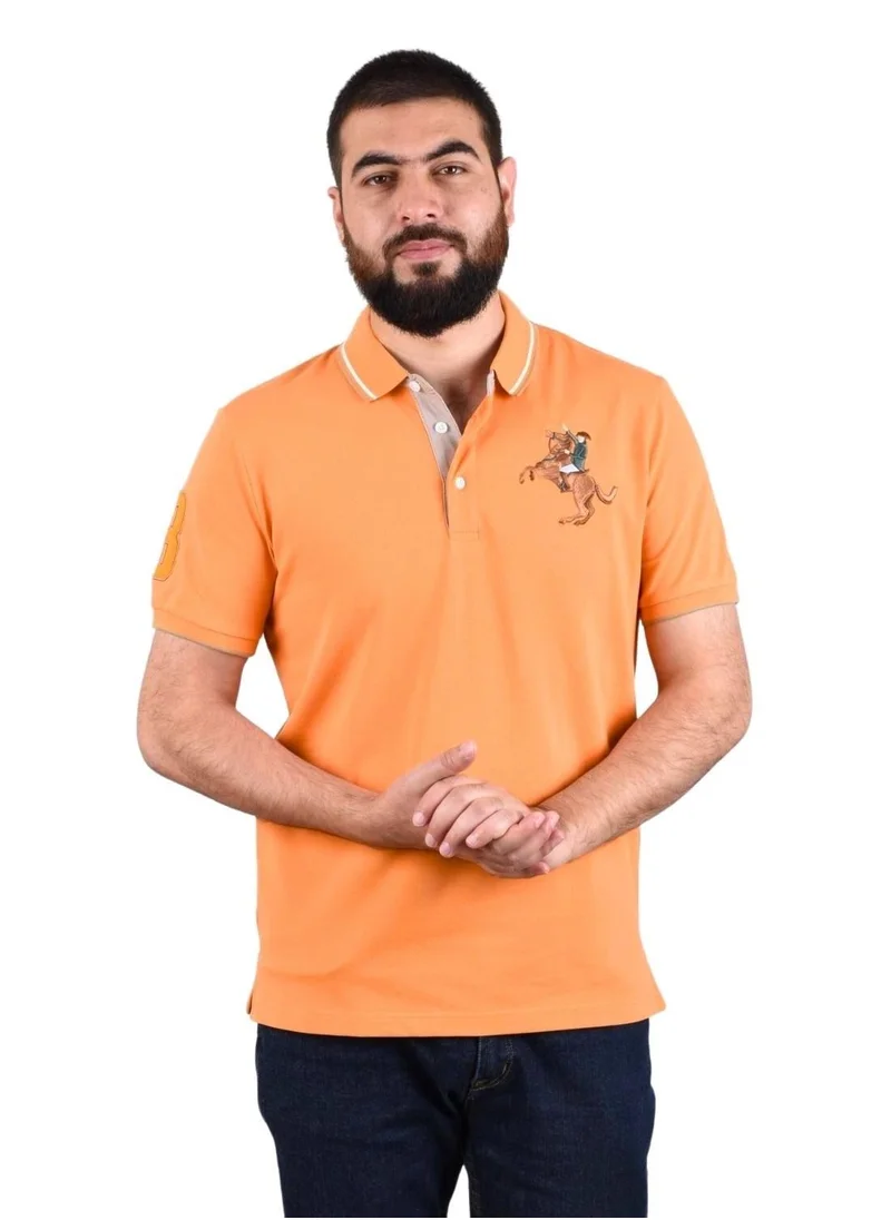 GIORDANO Giordano Men's Napoleon Polo - Orange