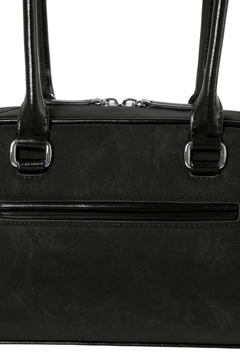 ستاند حقيبة كتف جلدية  Oil Chubby Bag - Image 4