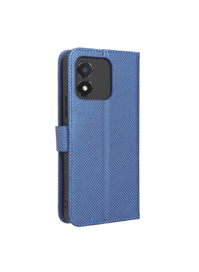 Green Tiger Case For Honor X5 Diamond Texture Leather Phone Case - Image 3