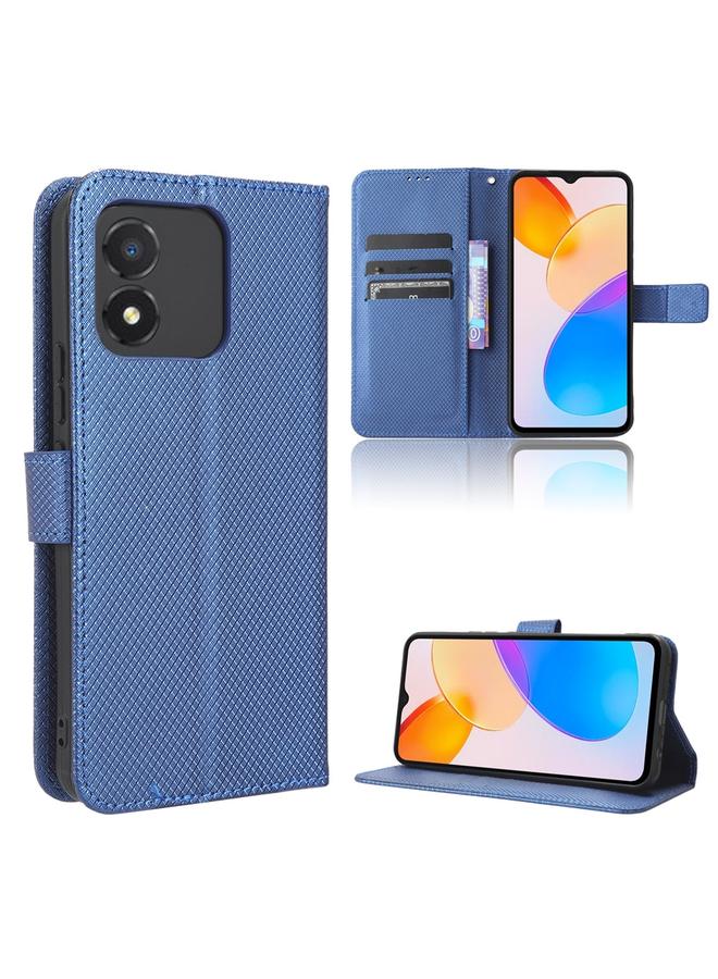 Green Tiger Case For Honor X5 Diamond Texture Leather Phone Case - Image 1