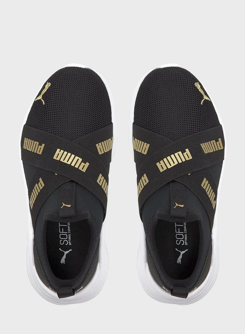 PUMA Kids Wired Run Slip On Flash Ps