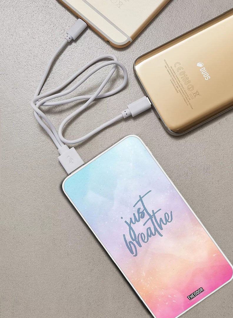 Theodor 10,000 mAh Super Fast Charging Ultra Compact Power Bank with Quick Charge & Power Delivery, Portable Charger For iPhone and Android Just Breathe - Image 2