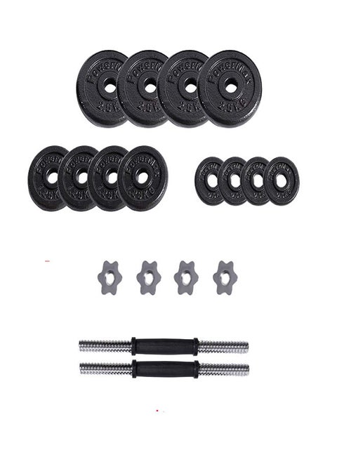 Painted Dumbbells Set With Case 20Kgs