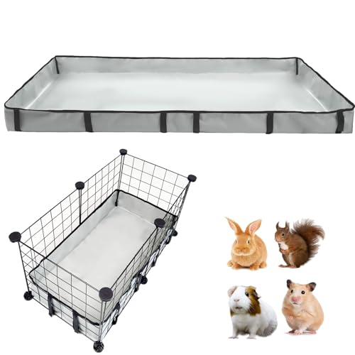 DZWLKJ Guinea Pig Cage Liner Tarp Bottom Waterproof and Washable Base Also for Rabbits, Bunny, Chinchesillas, Hedgehog, Ferrets and Other Small Animals(12x24 inches) - Image 1