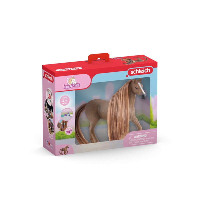 Schleich Horse Club Sofias Beauties English Thoroughbred Mare Toy Horse Set for Girls and Boys with Brushable Hair and Accessories 14 Pieces Ages 4 - Image 5