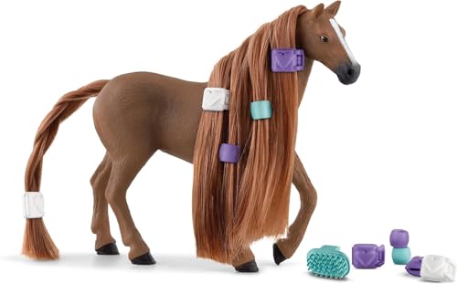 Schleich Horse Club Sofias Beauties English Thoroughbred Mare Toy Horse Set for Girls and Boys with Brushable Hair and Accessories 14 Pieces Ages 4 - Image 3