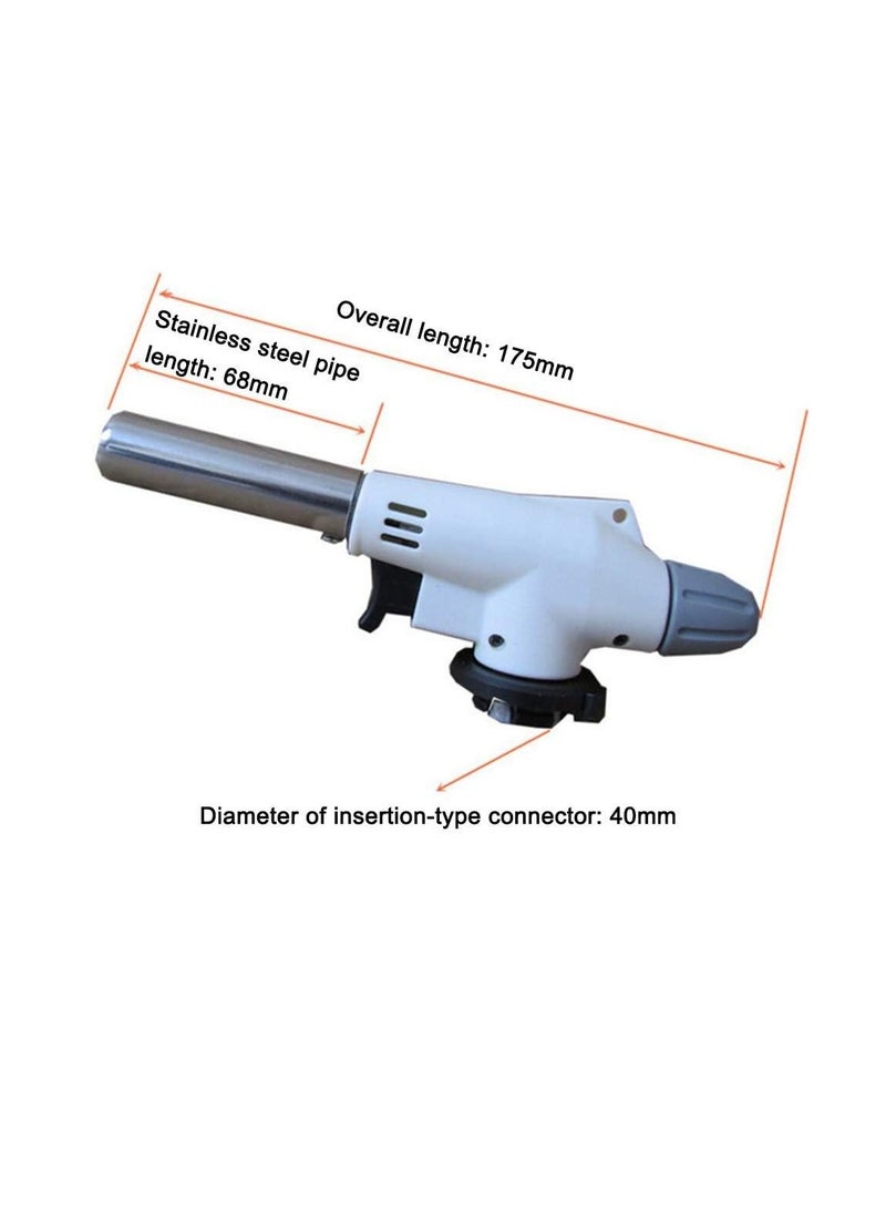 BBQ Tools - Gas Torch Flame Gun Blowtorch Cooking Soldering Butane Auto Ignition Burners Lighter Heating Welding - Blowtorch Cook Cordless Auto Kitchen Iron Torch Heat Heat Torch Gun