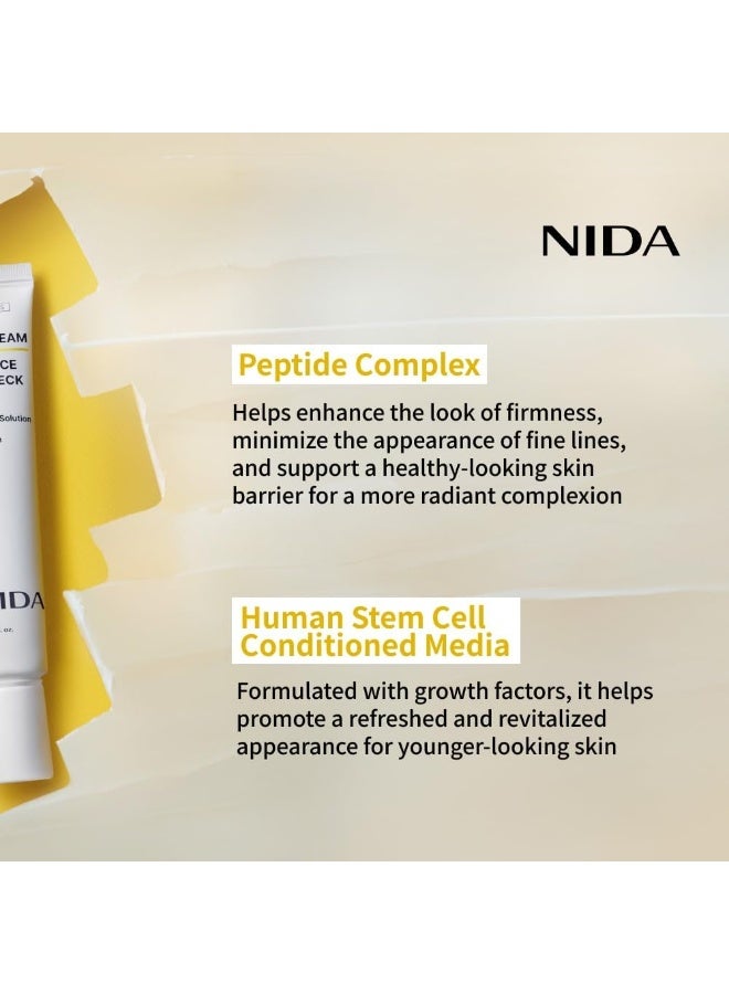 نيدا كريم نيدا ريفيف للعيون للوجه والرقبة | حل بروبيوتيك، ريتينال، بيبتيد | تجاعيد، خطوط دقيقة، تجديد الخلايا، نسيج جلد مشدود، بشرة متألقة، احتفاظ بالرطوبة | 1.35 أونصة سائلة، 40 مل - Image 5