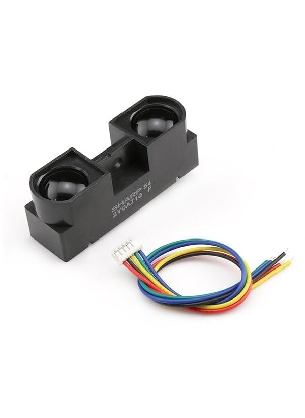 REES52 REES52 Sharp Distance Measuring Sensor Unit 100 to 500 cm GP2Y0A710K0F with Cable  - Image 1