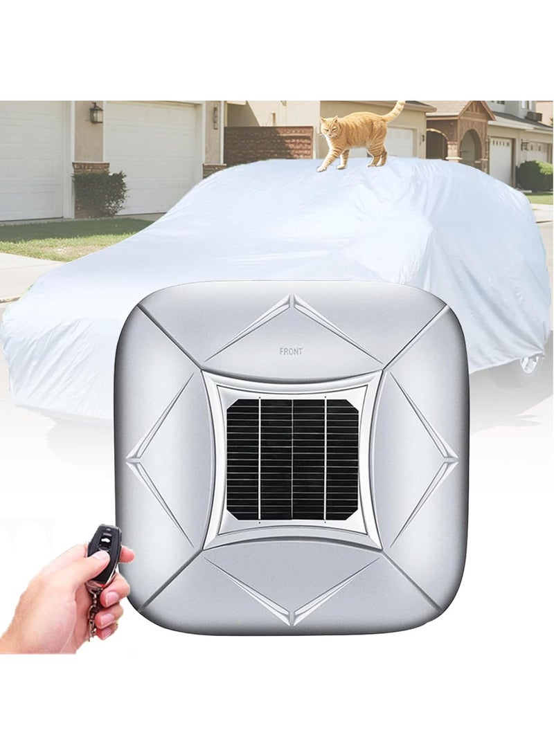 BlueFire Solar Automatic Car Cover with Remote Control – 3000mAh Self-Charging, Fully Automatic Retractable Outdoor Sun & Weather Shelter, Anti-Theft Alarm, All-Season Waterproof Protection for Sedan/SUV (Fits Tesla, Camry, Accord) - Image 1