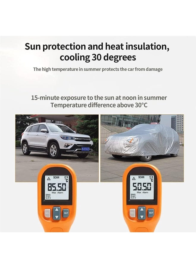 BlueFire Solar Automatic Car Cover with Remote Control – 3000mAh Self-Charging, Fully Automatic Retractable Outdoor Sun & Weather Shelter, Anti-Theft Alarm, All-Season Waterproof Protection for Sedan/SUV (Fits Tesla, Camry, Accord) - Image 4