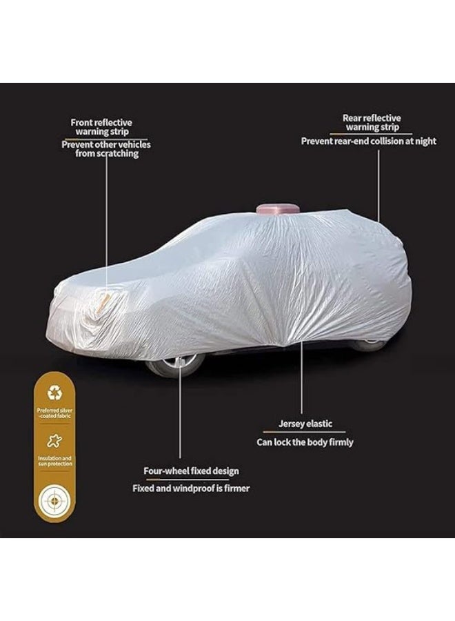 BlueFire Solar Automatic Car Cover with Remote Control – 3000mAh Self-Charging, Fully Automatic Retractable Outdoor Sun & Weather Shelter, Anti-Theft Alarm, All-Season Waterproof Protection for Sedan/SUV (Fits Tesla, Camry, Accord) - Image 2