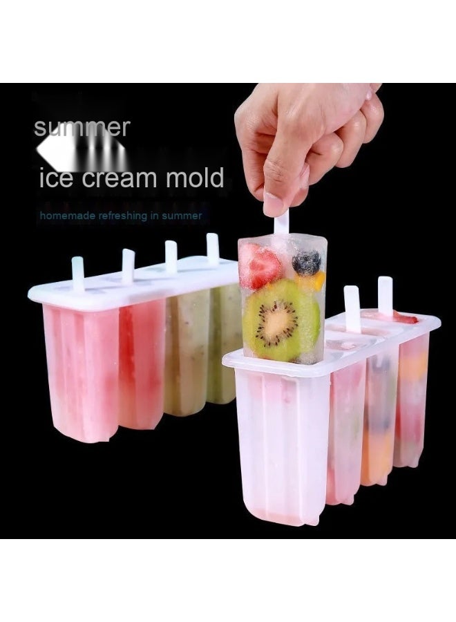 NeeMee Cute 4-Cavity Popsicle Mold - The Perfect Choice for DIY Ice Cream - Image 5