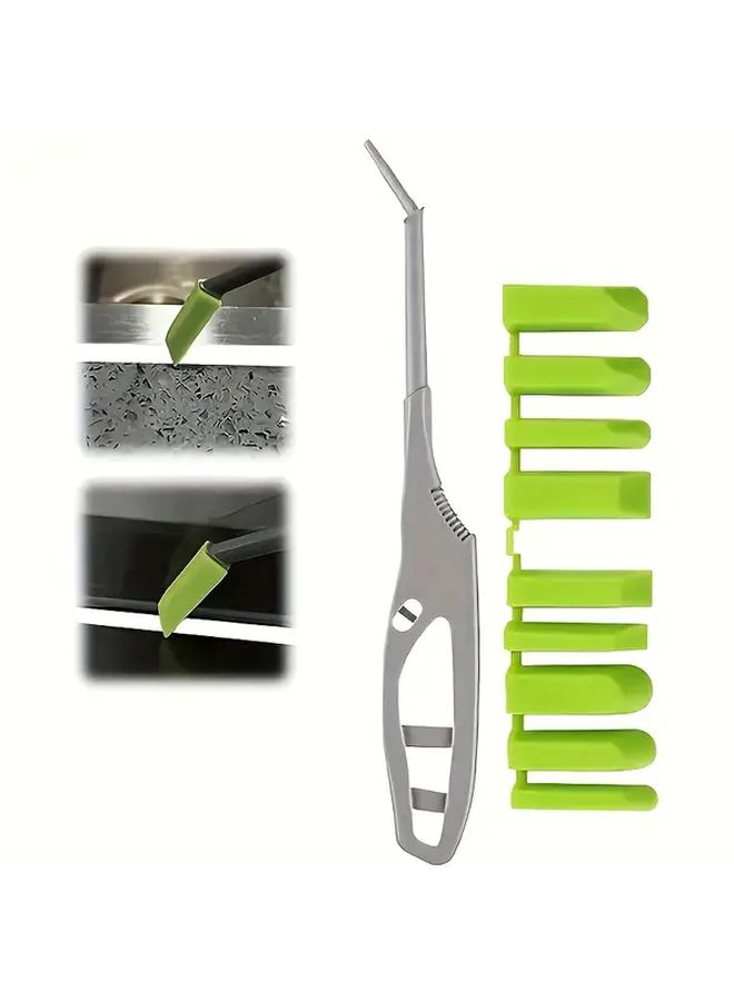 Green 9 In 1 Multi Purpose Caulking Tool Set With Scraper Sizes For Home Improvement And Professional Use - Image 5