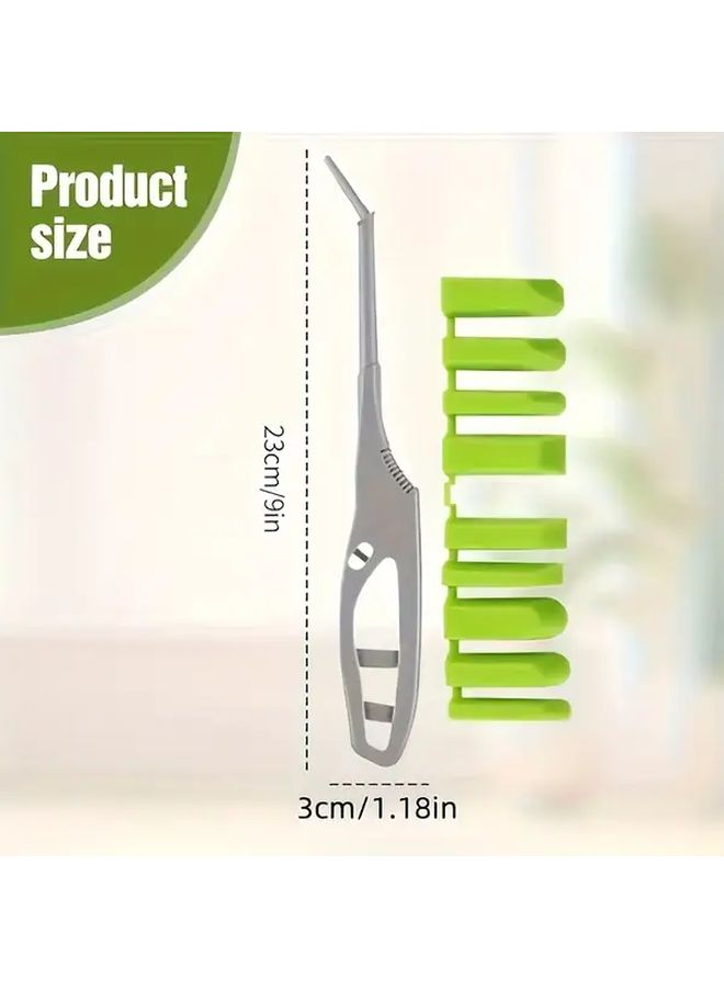 Green 9 In 1 Multi Purpose Caulking Tool Set With Scraper Sizes For Home Improvement And Professional Use - Image 3