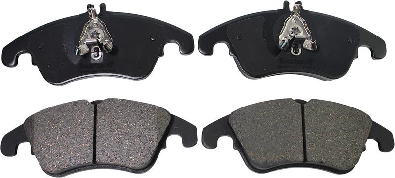 iiLentes Front and Rear Ceramic Brake Pads for Mercedes-Benz C250 C300 C350 E350 E400 E550 - Image 2