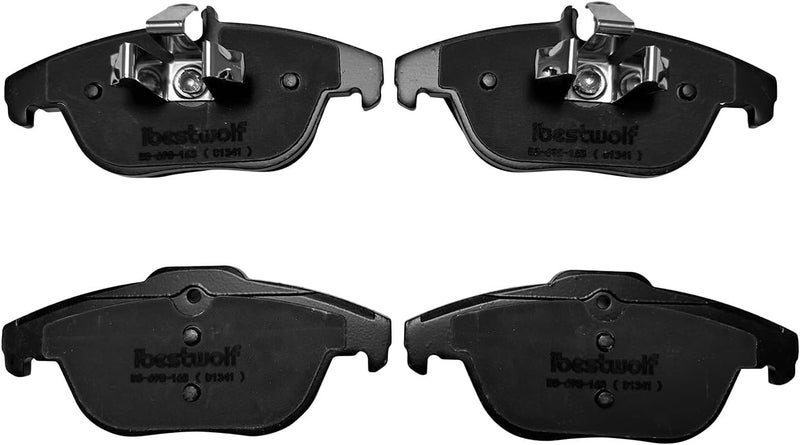 iiLentes Front and Rear Ceramic Brake Pads for Mercedes-Benz C250 C300 C350 E350 E400 E550 - Image 5