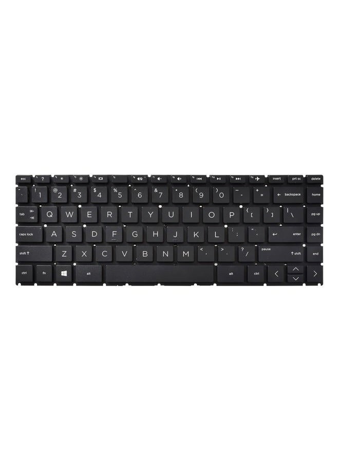 SUNMALL Replacement Keyboard Compatible with HP 14-CK 14-CD 14-CM 14-DG 1 Black US Layout (Black Without Backlit) - Image 2