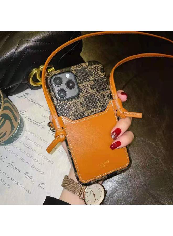 Suitable For Apple For Huawei Crossover Card Phone Case Lanyard Multiple Models Available 