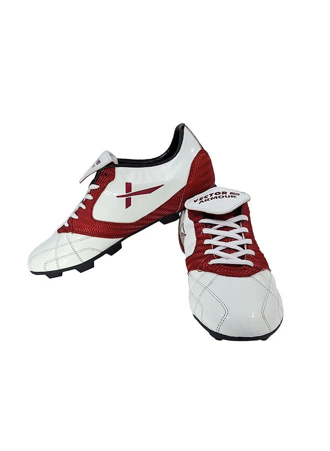 Vector X Armour Football Shoes | Size: EU 38, UK 4, US 5 | Material: PVC & Faux Leather | For Boys and Men | Optimal Traction | Durable Build and Comfortable | Slip Resistant - Image 1