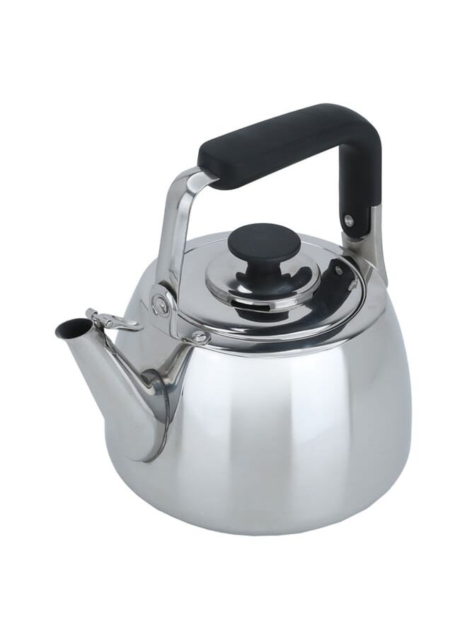 Alsaif Gallery Black hand held steel teapot 3 litre  - Image 2