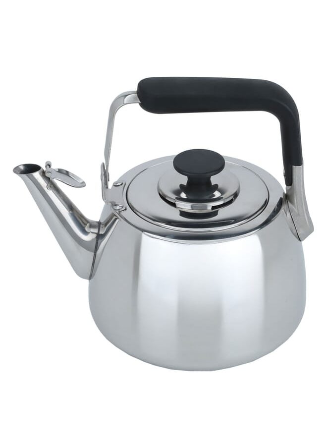 Alsaif Gallery Black hand held steel teapot 3 litre  - Image 1